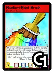 Rainbow Paint Brush - Foil